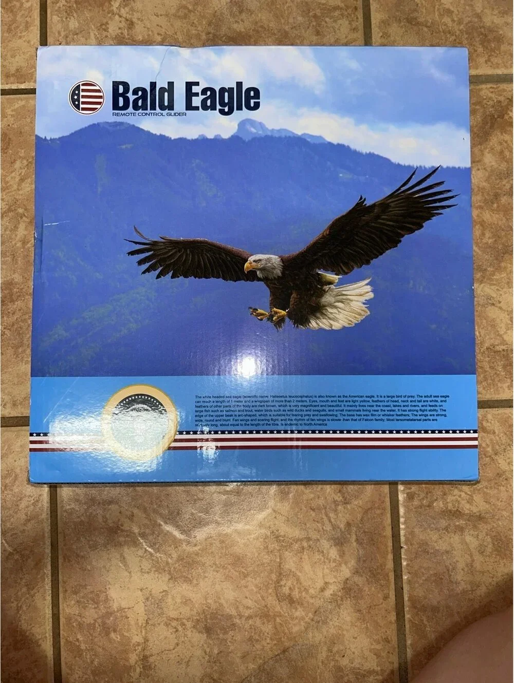 Bald Eagle RC Remote Control Glider Flying Bird Airplane New in Box
